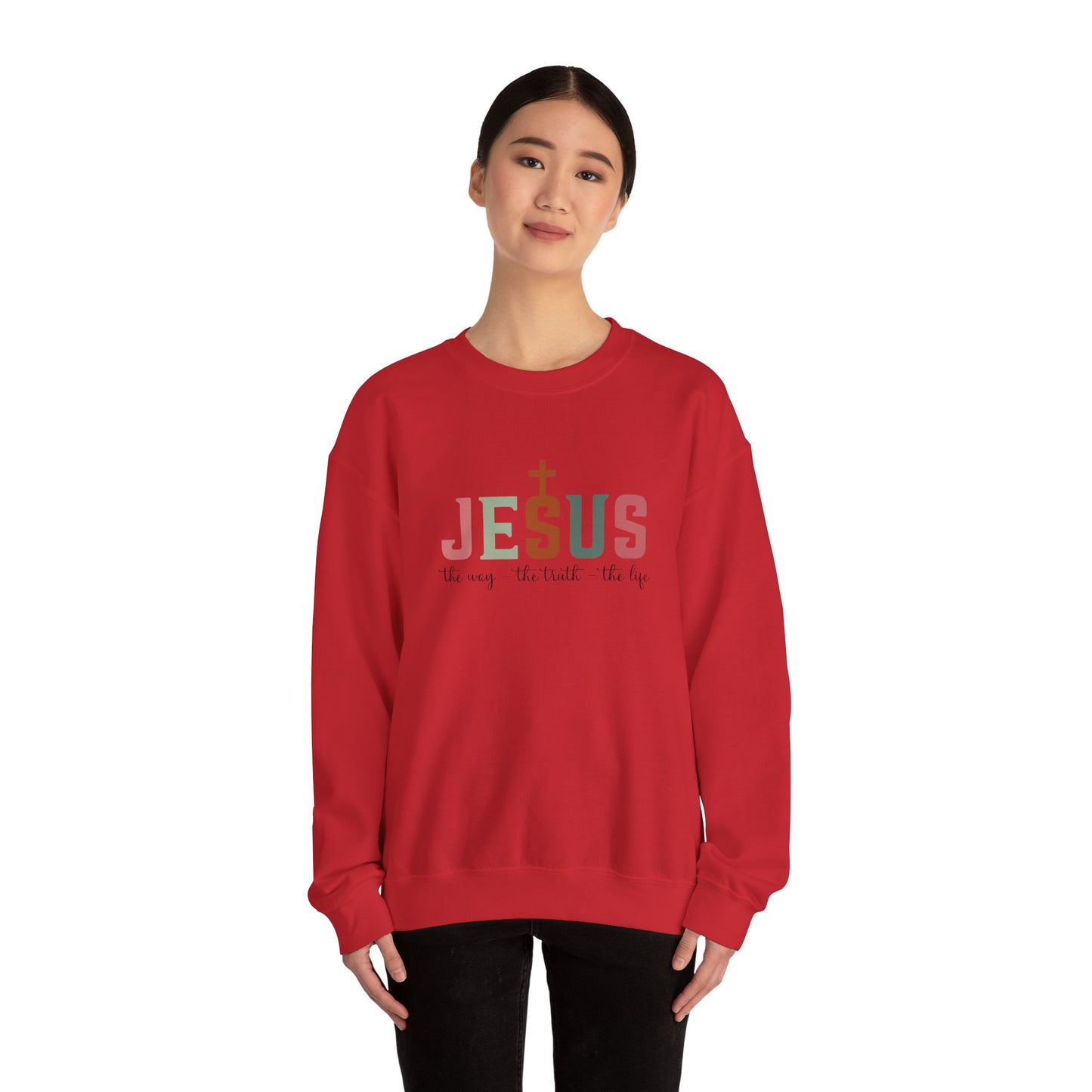 Jesus Is The Truth Unisex Heavy Blend™ Crewneck Sweatshirt