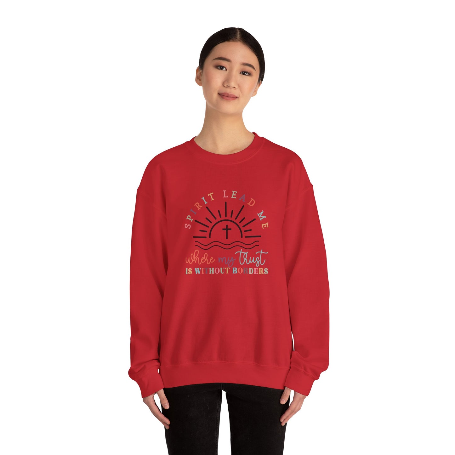 Spirit Lead Me Unisex Heavy Blend™ Crewneck Sweatshirt