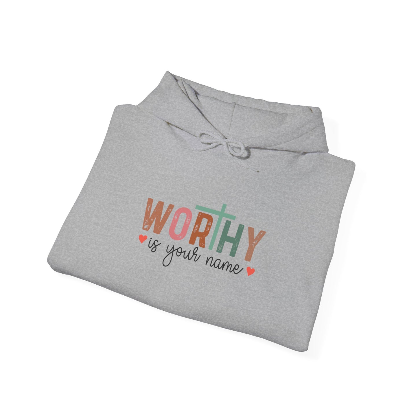 Worthy Is Your Name Unisex Heavy Blend™ Hooded Sweatshirt