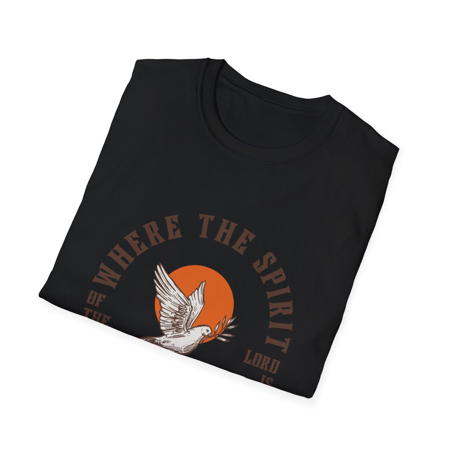 Where The Spirit Of The Lord Is Unisex Softstyle T-Shirt