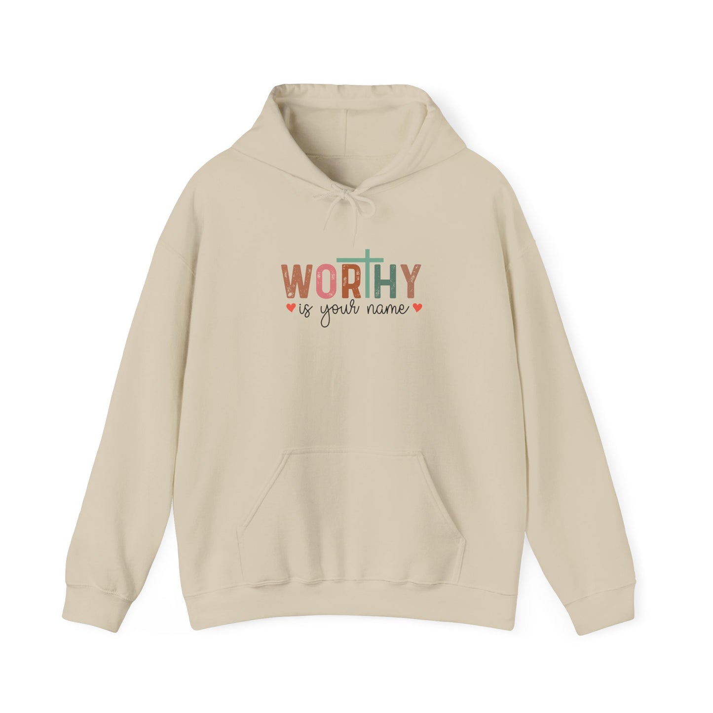 Worthy Is Your Name Unisex Heavy Blend™ Hooded Sweatshirt