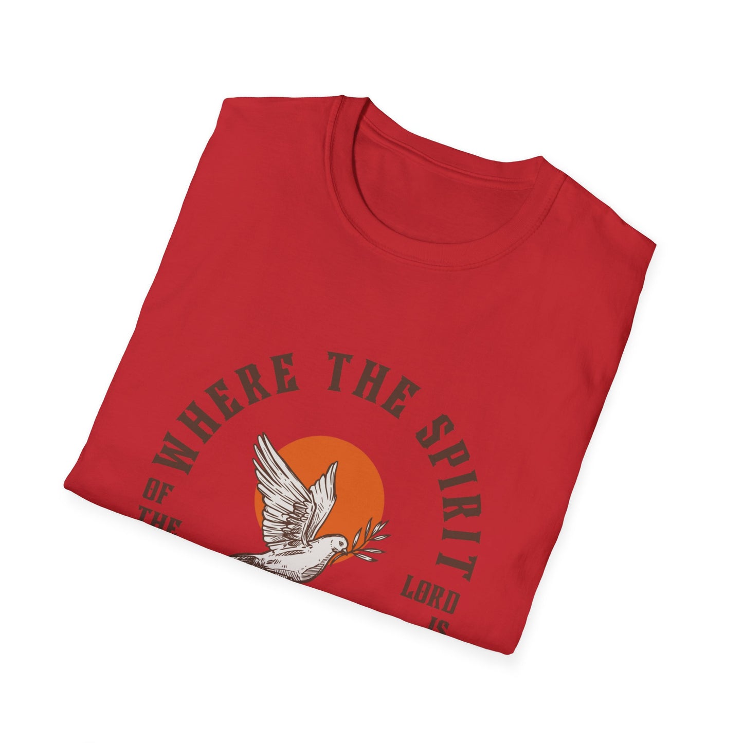 Where The Spirit Of The Lord Is Unisex Softstyle T-Shirt