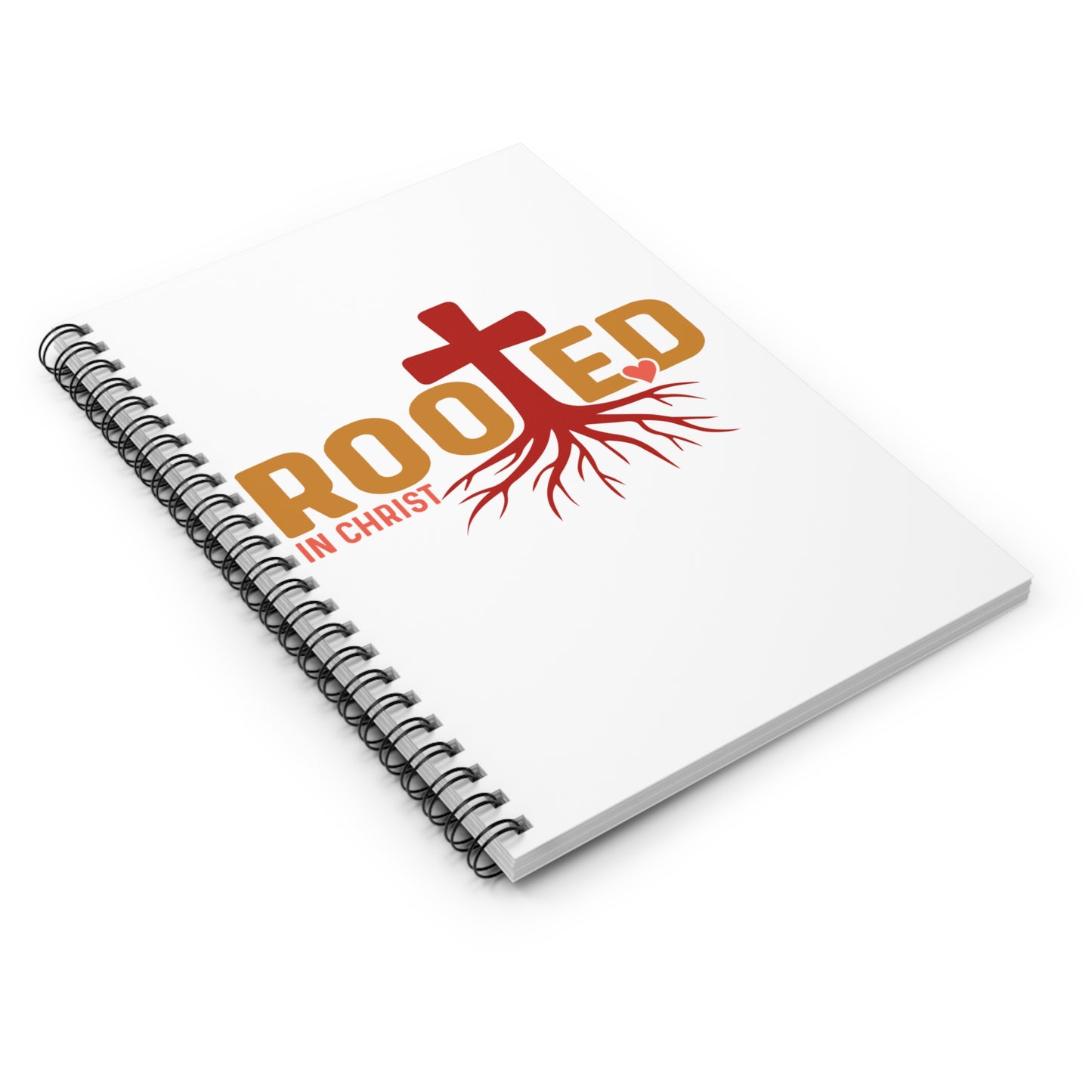 Rooted In Christ Spiral Notebook - Ruled Line