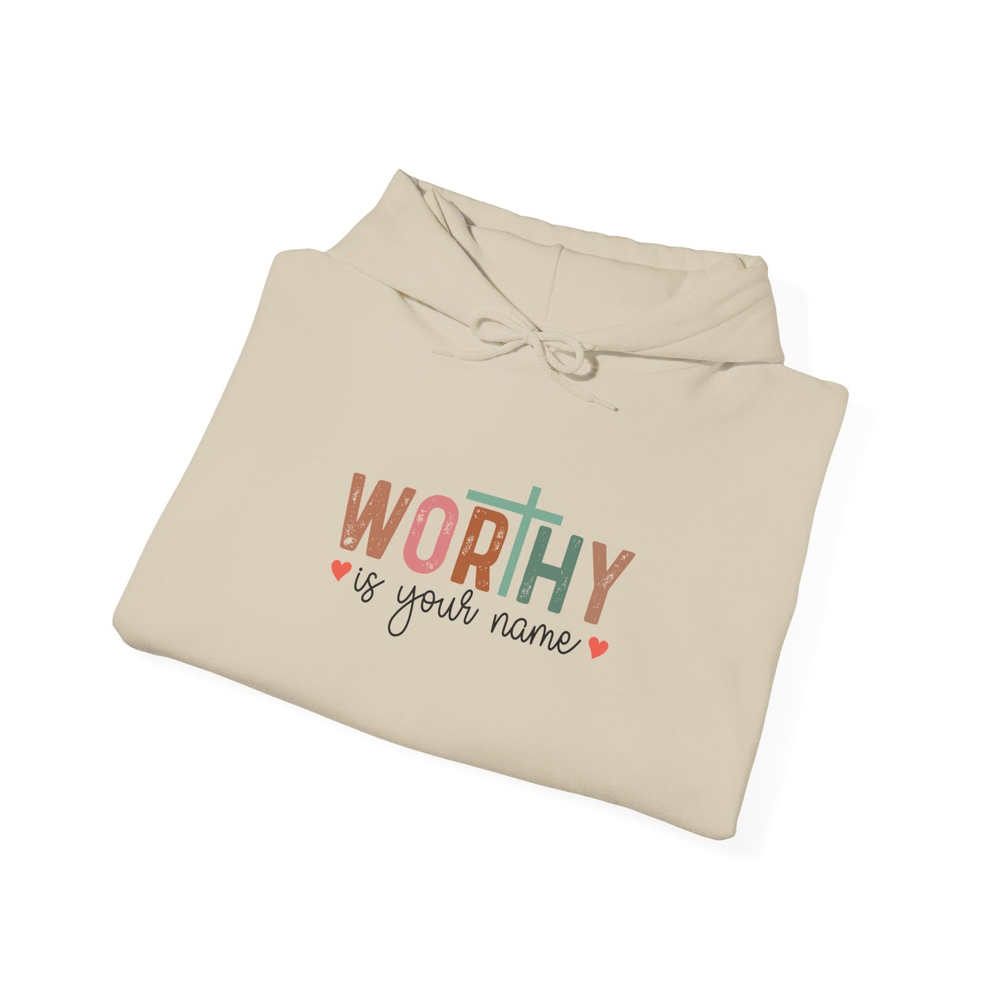 Worthy Is Your Name Unisex Heavy Blend™ Hooded Sweatshirt