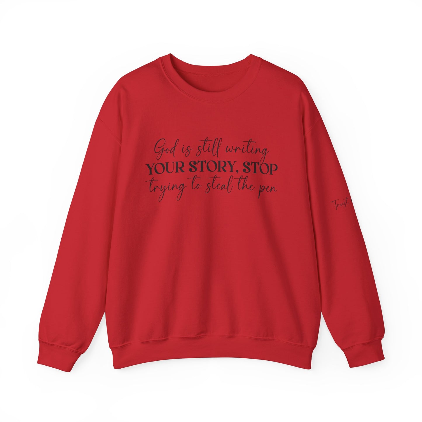 God Is Writing Your Story Unisex Heavy Blend™ Crewneck Sweatshirt