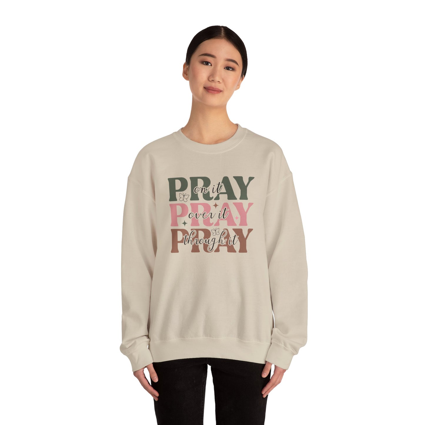 Pray On It Unisex Heavy Blend™ Crewneck Sweatshirt