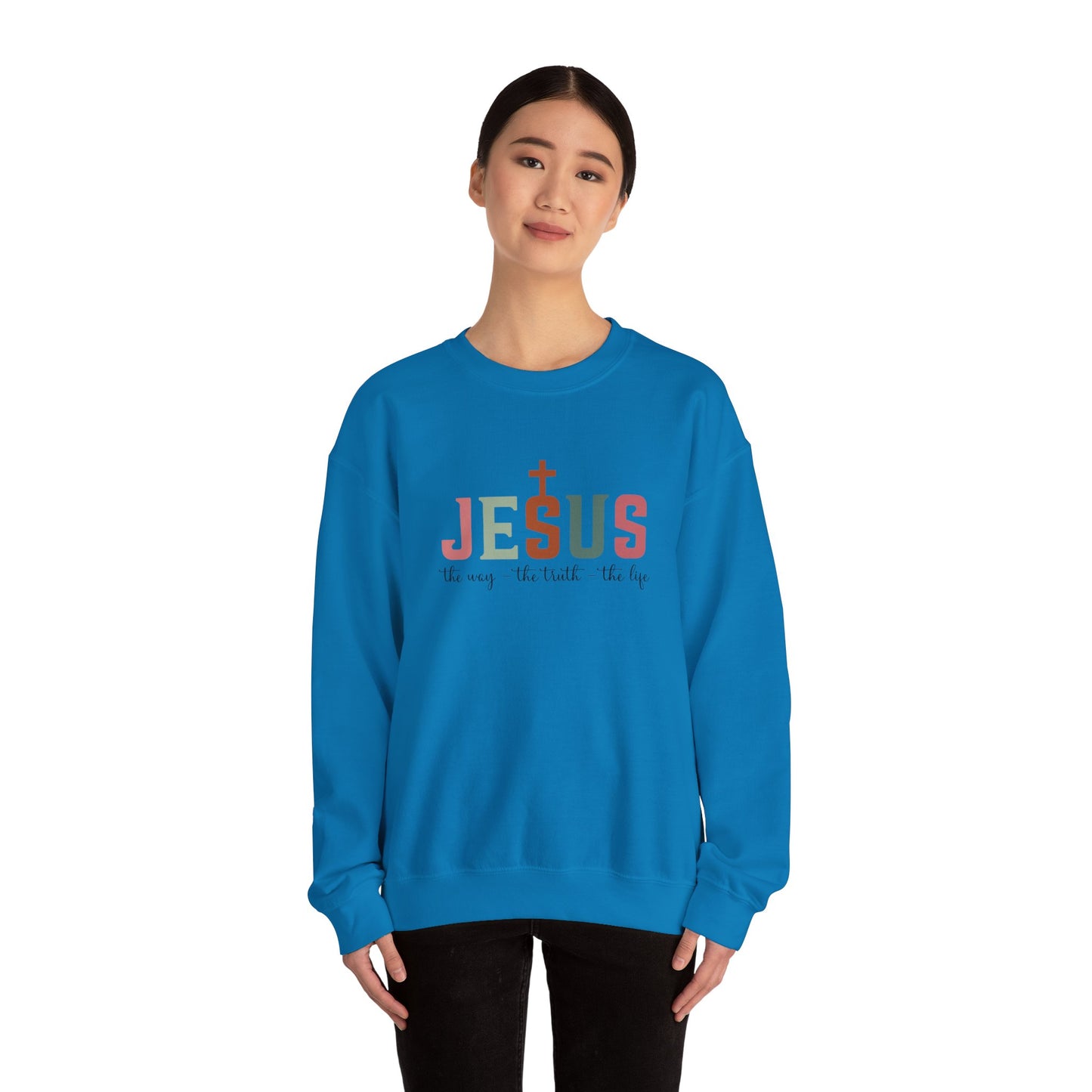 Jesus Is The Truth Unisex Heavy Blend™ Crewneck Sweatshirt