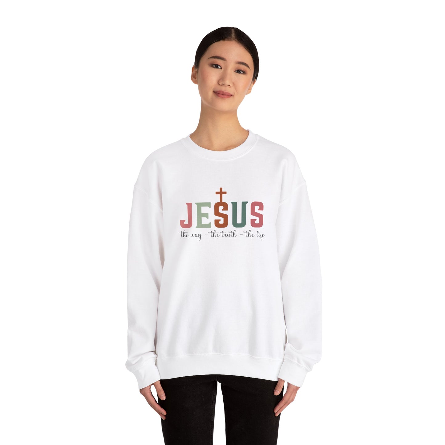 Jesus Is The Truth Unisex Heavy Blend™ Crewneck Sweatshirt