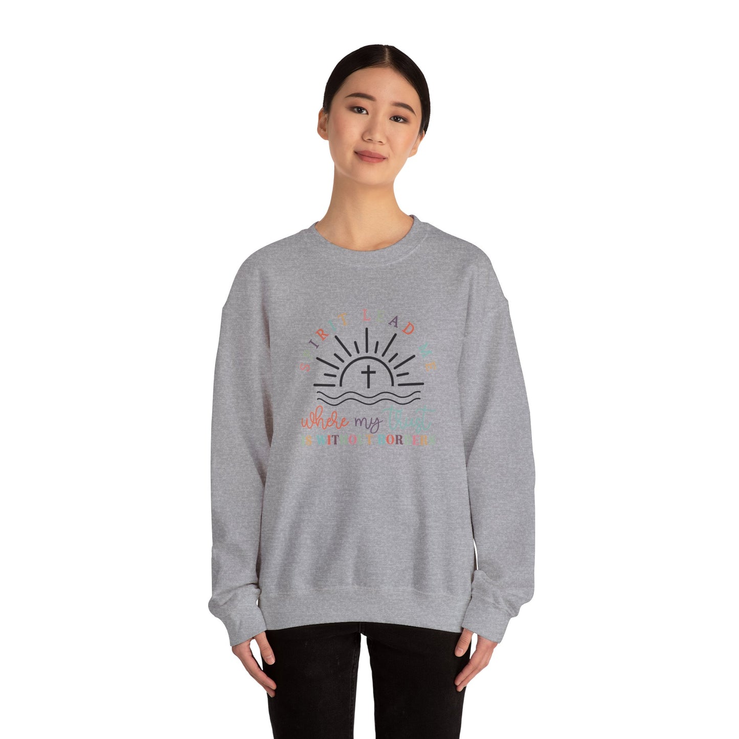 Spirit Lead Me Unisex Heavy Blend™ Crewneck Sweatshirt