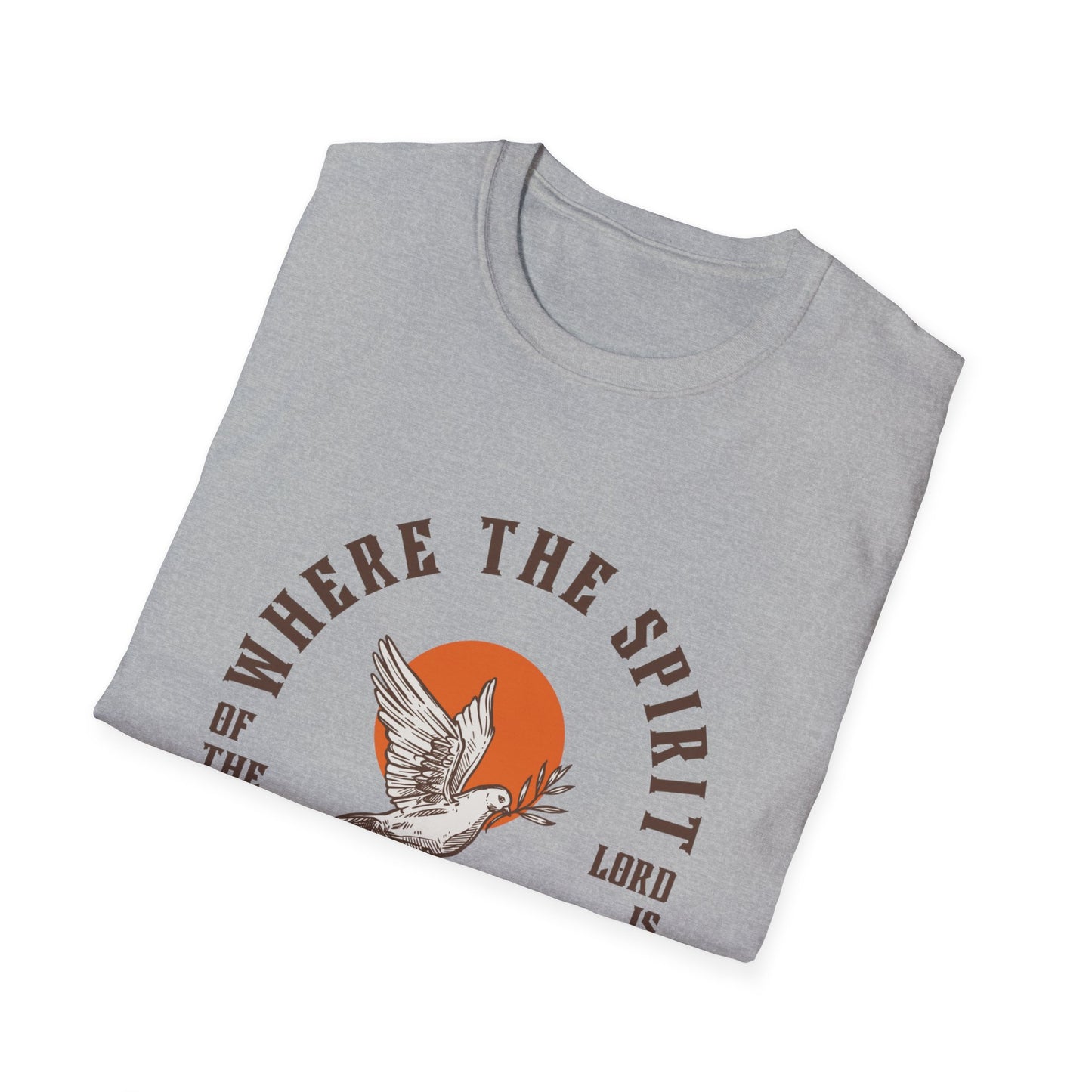 Where The Spirit Of The Lord Is Unisex Softstyle T-Shirt