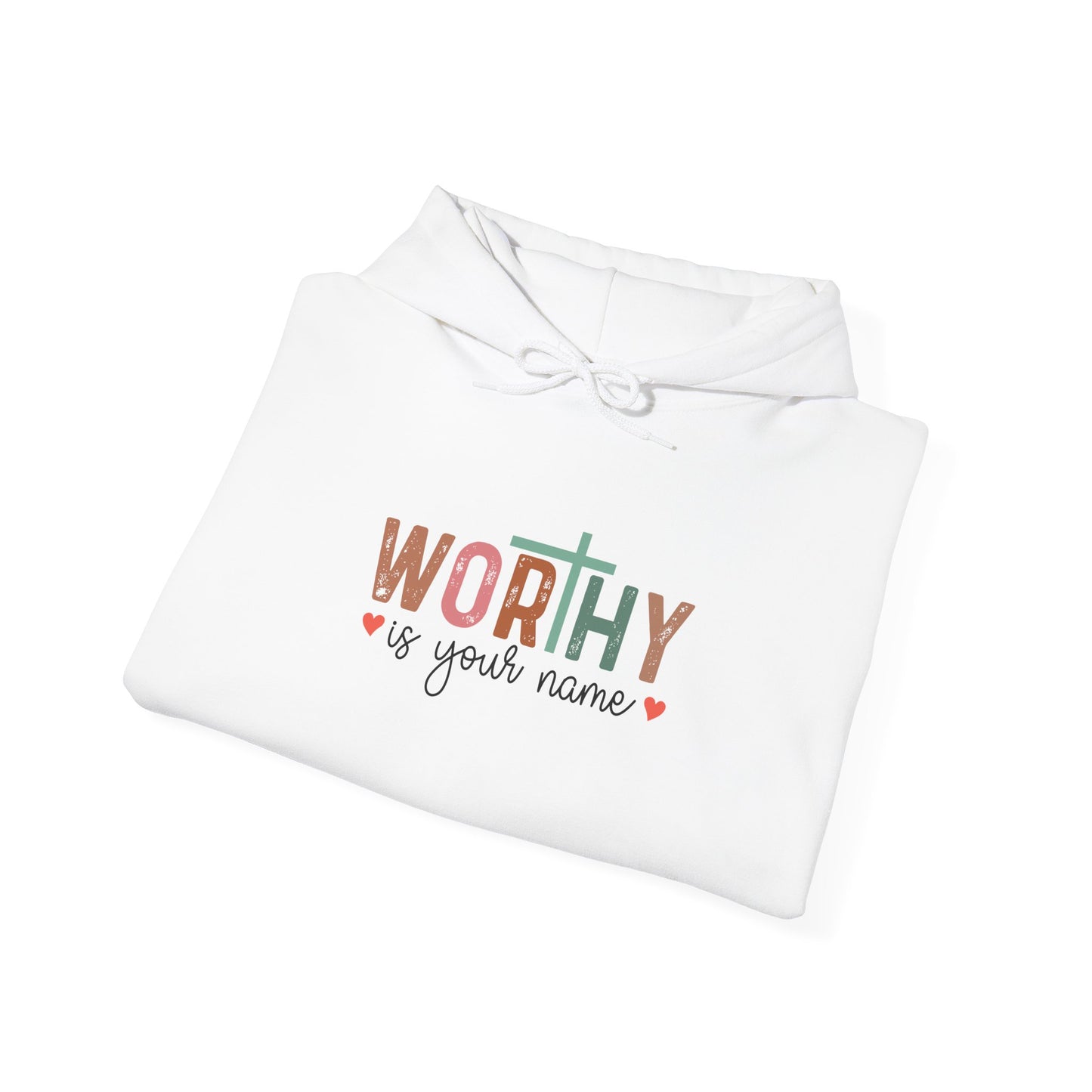 Worthy Is Your Name Unisex Heavy Blend™ Hooded Sweatshirt