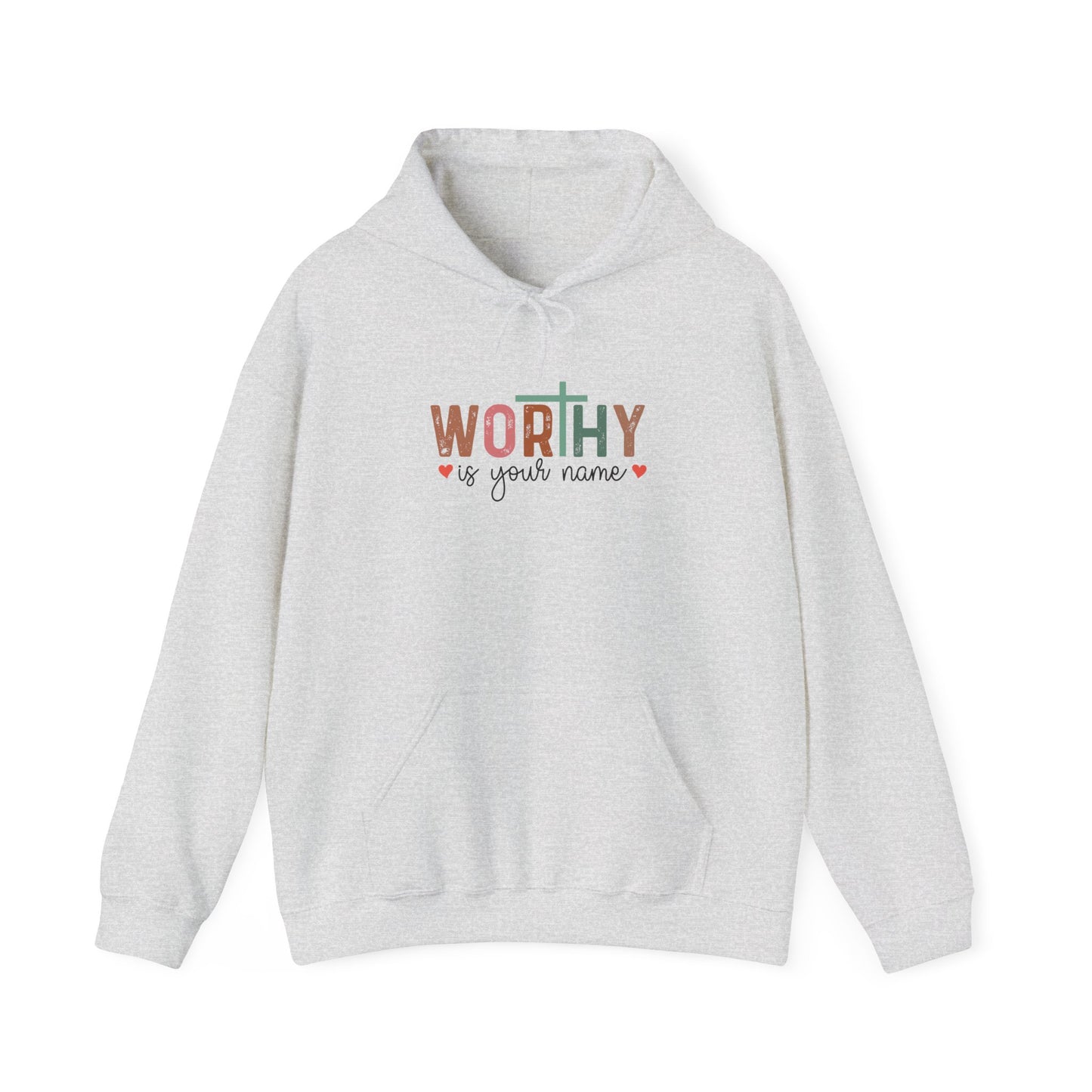 Worthy Is Your Name Unisex Heavy Blend™ Hooded Sweatshirt