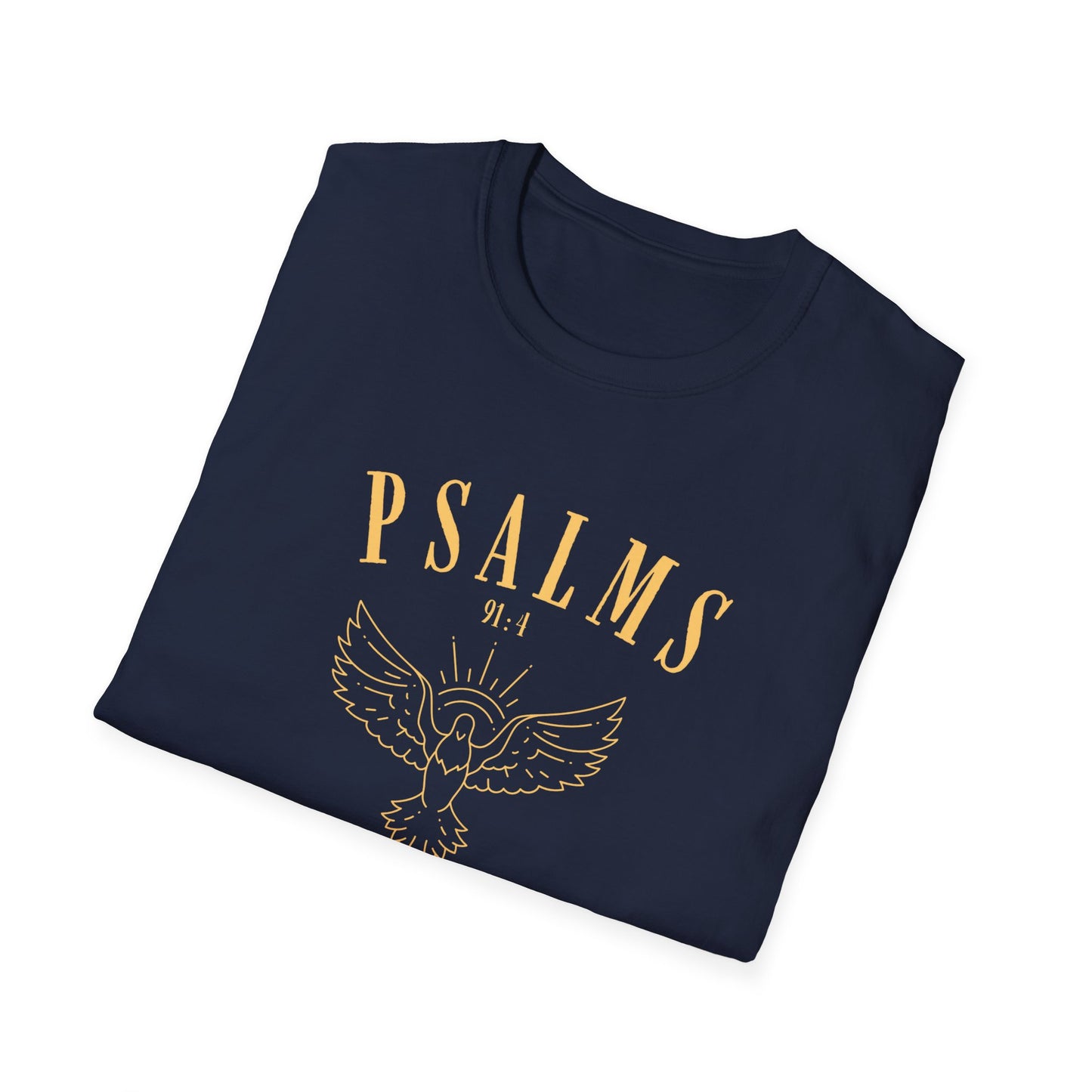 Psalms 91:4 Unisex Softstyle T-Shirt