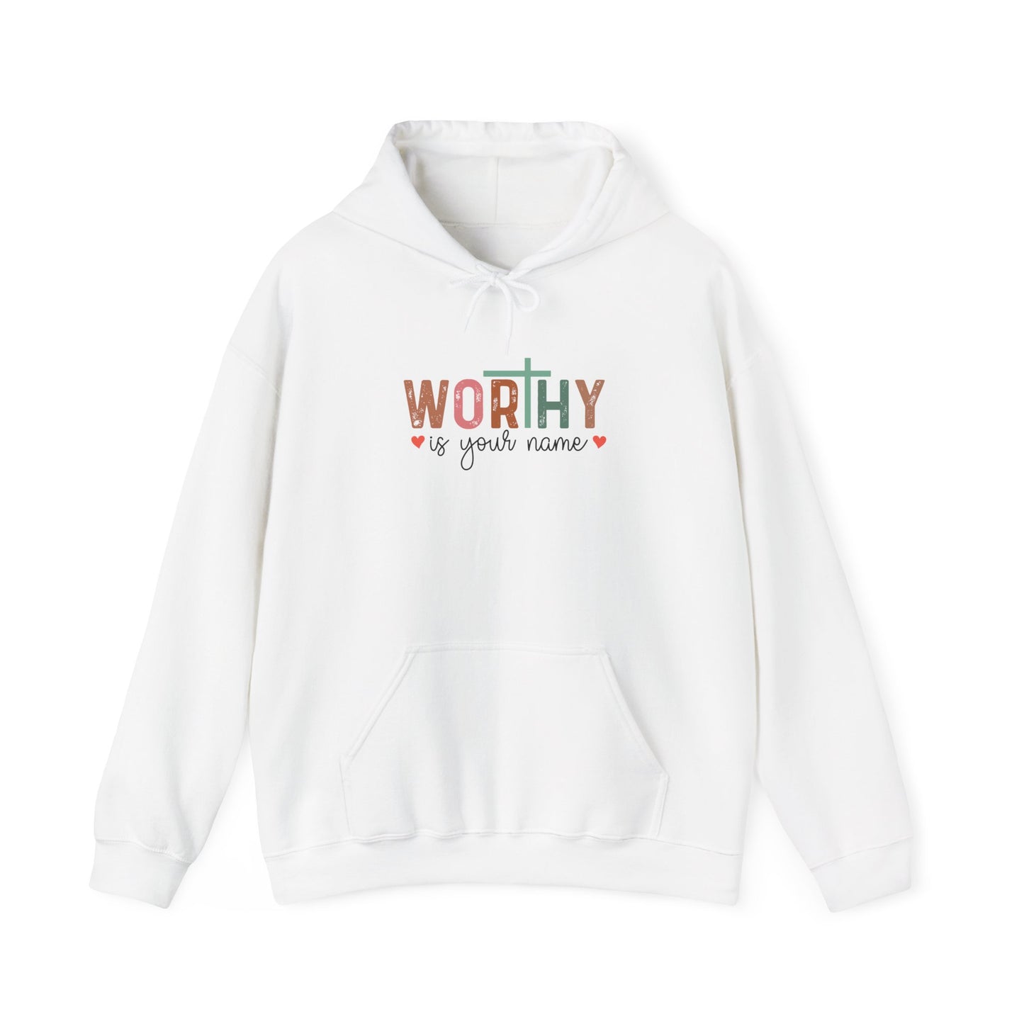 Worthy Is Your Name Unisex Heavy Blend™ Hooded Sweatshirt