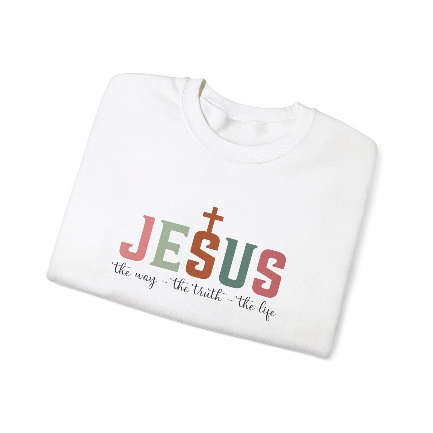 Jesus Is The Truth Unisex Heavy Blend™ Crewneck Sweatshirt