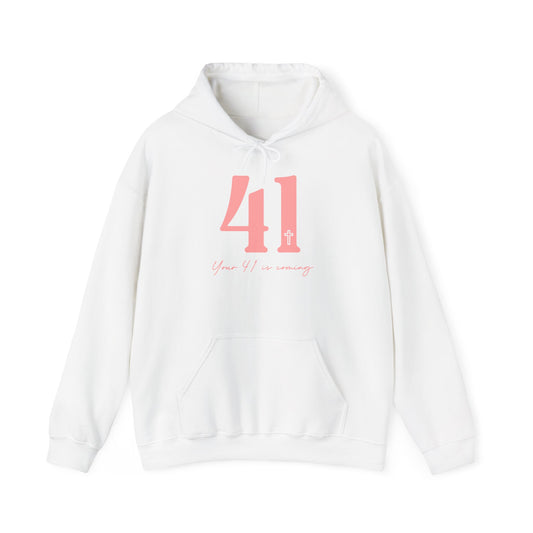 41 Is Coming Unisex Heavy Blend™ Hooded Sweatshirt