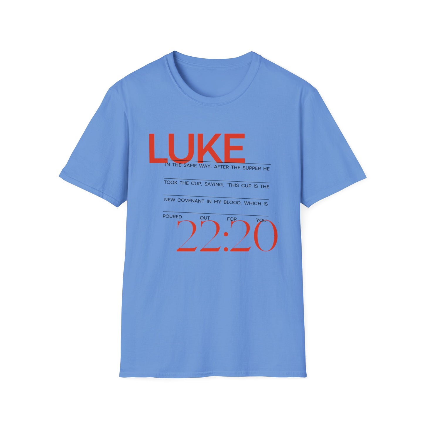 Luke 22:20 Unisex Softstyle T-Shirt