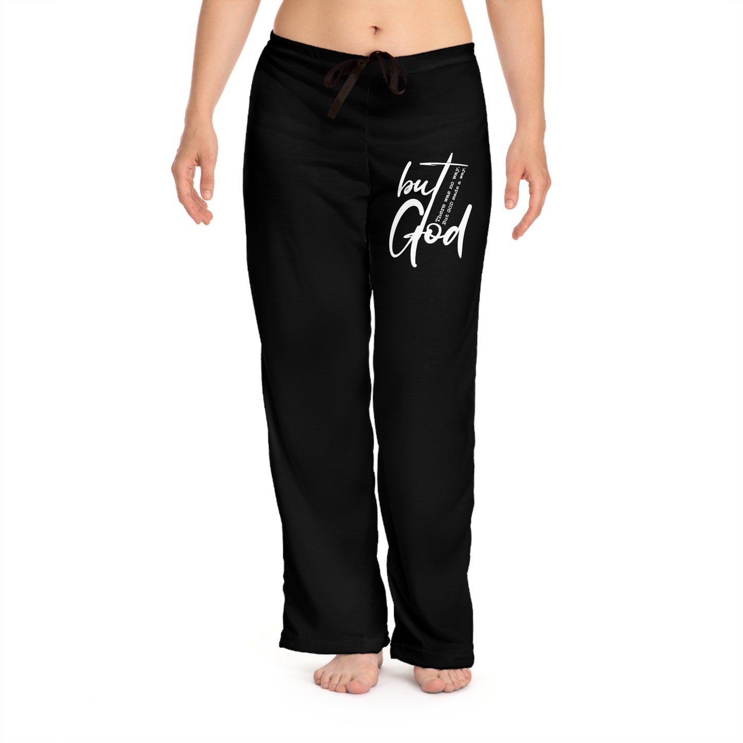 Women's But God Pajama Pants (AOP)