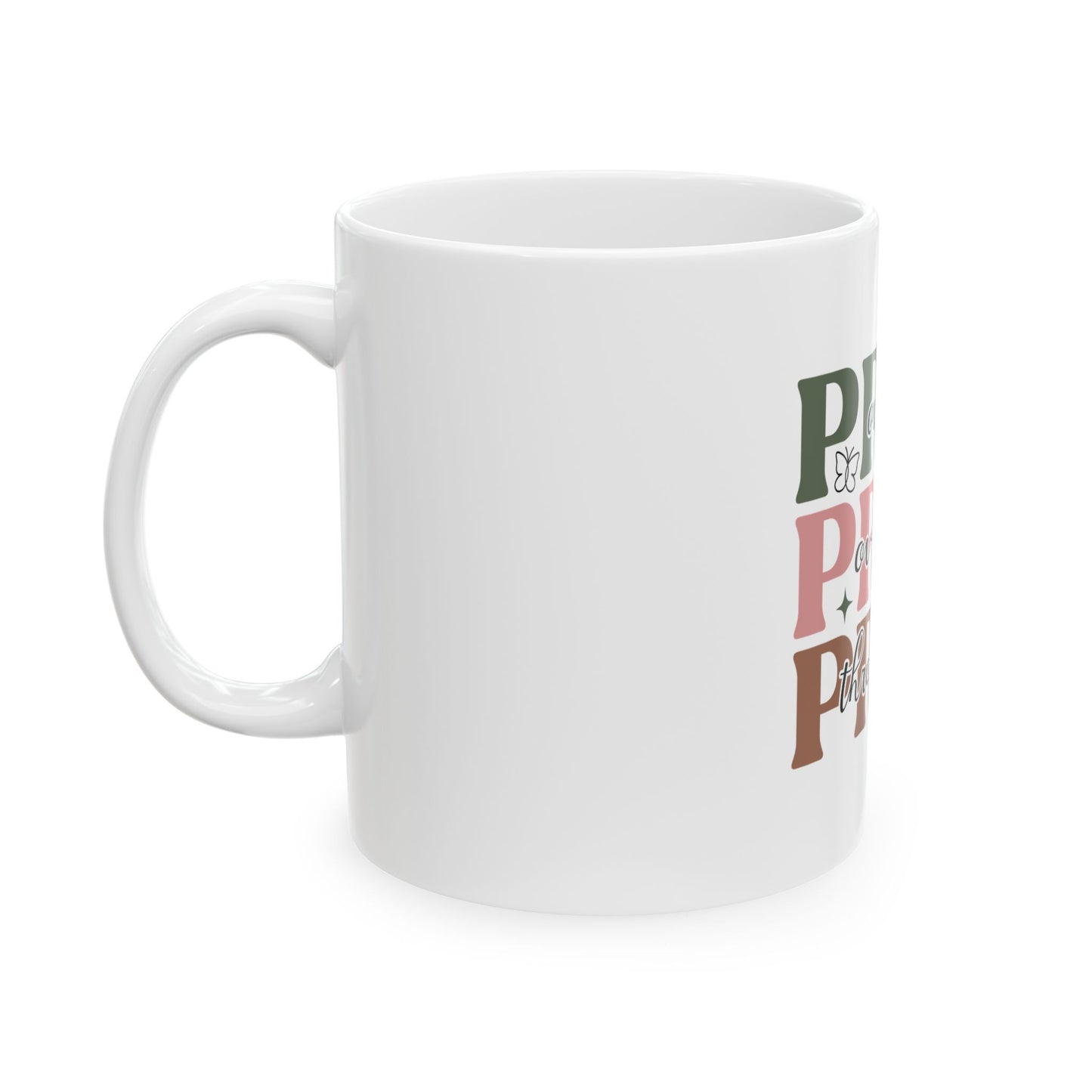 Pray Ceramic Mug 11oz