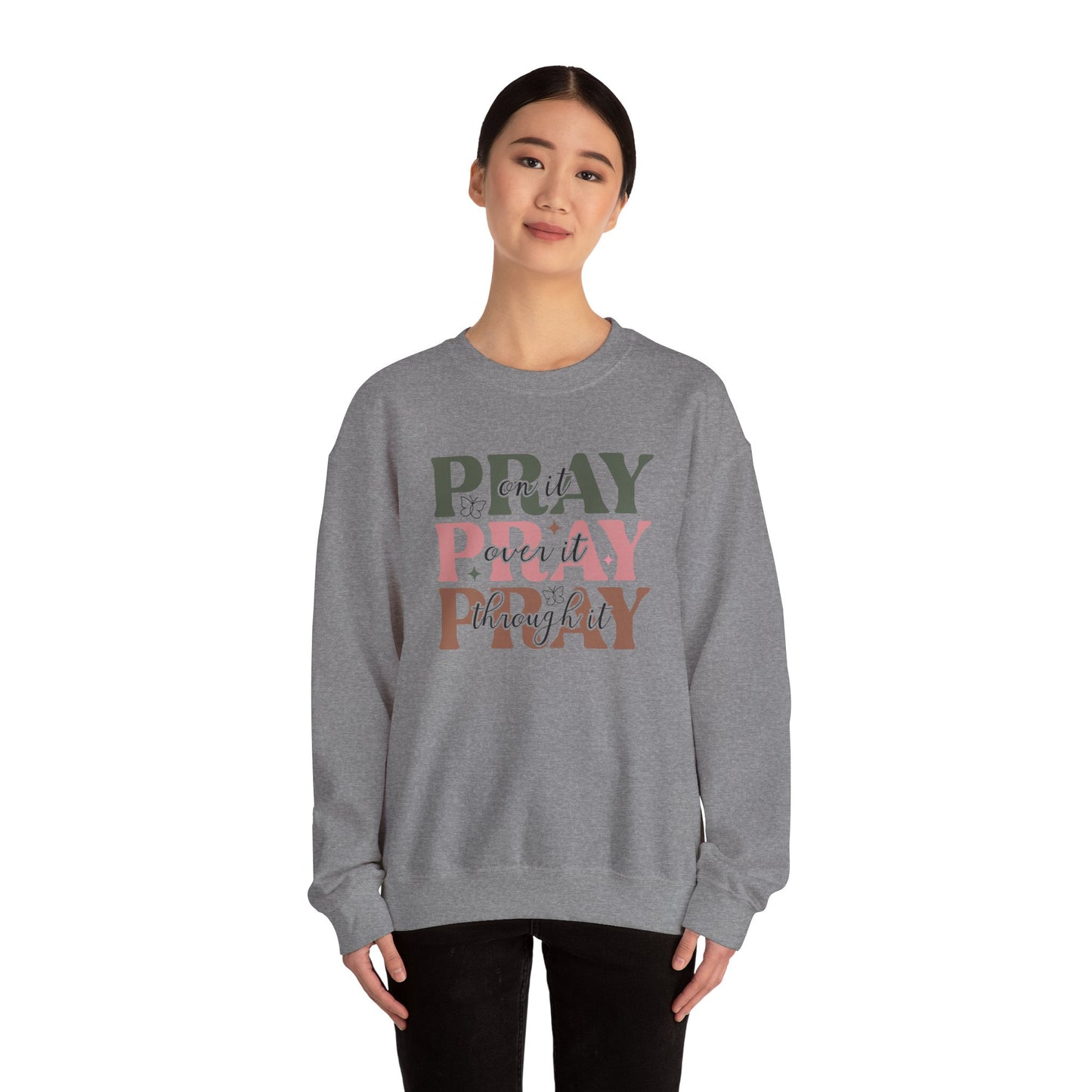 Pray On It Unisex Heavy Blend™ Crewneck Sweatshirt