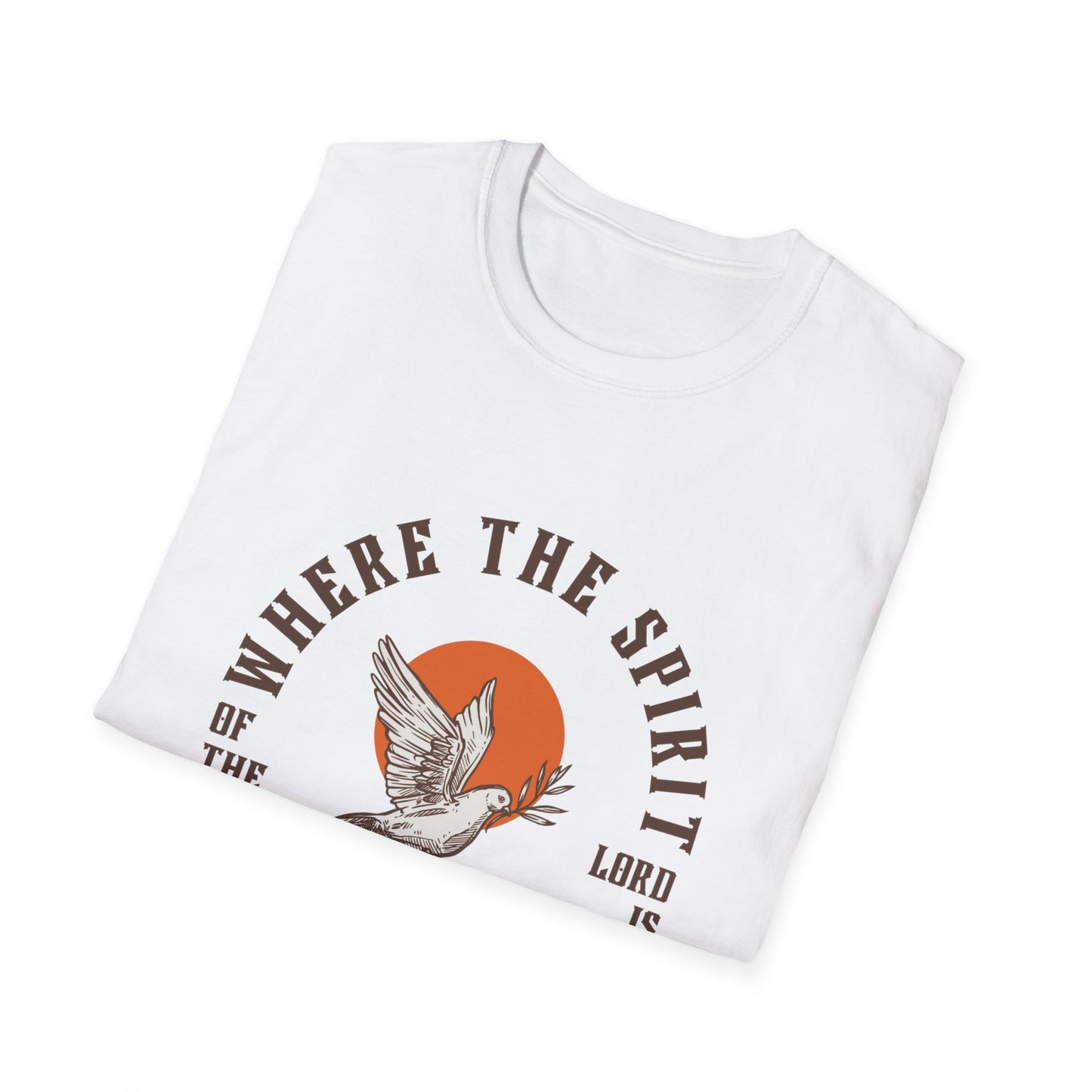 Where The Spirit Of The Lord Is Unisex Softstyle T-Shirt