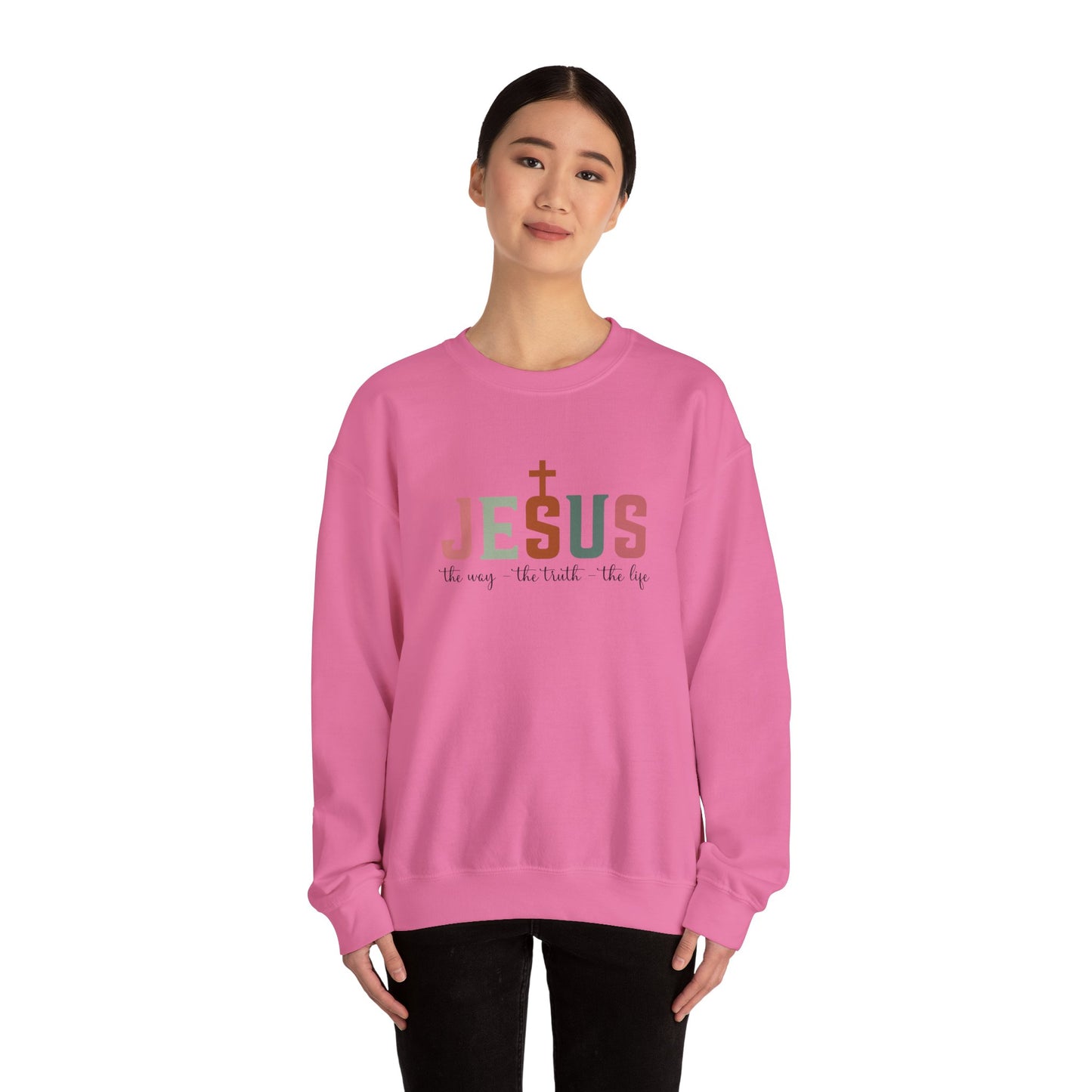 Jesus Is The Truth Unisex Heavy Blend™ Crewneck Sweatshirt