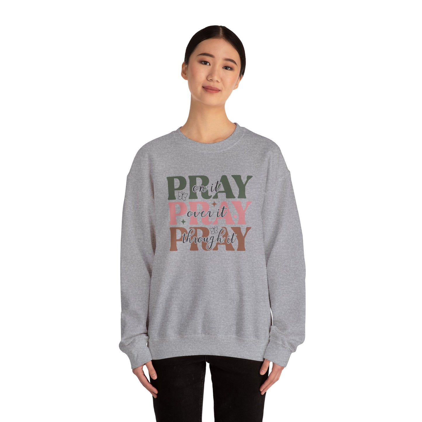 Pray On It Unisex Heavy Blend™ Crewneck Sweatshirt