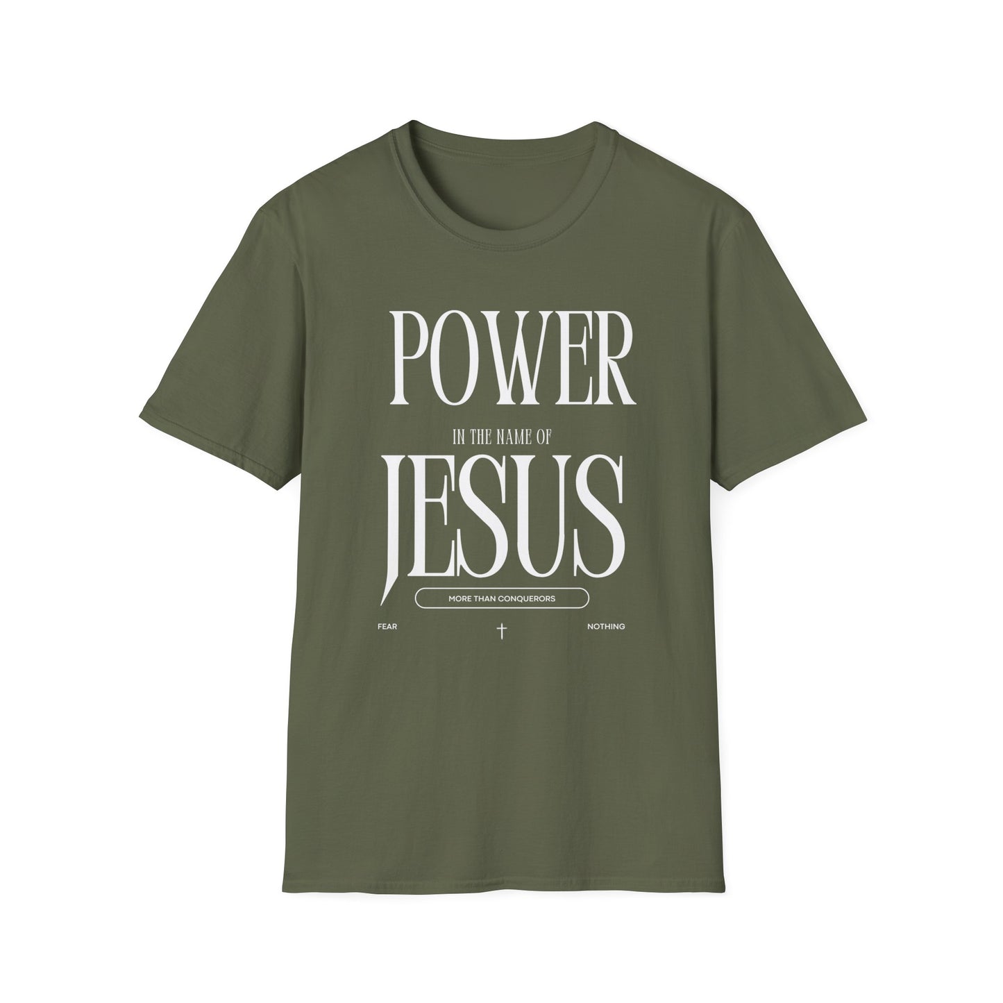 Power In The Name Of Jesus Unisex Softstyle T-Shirt