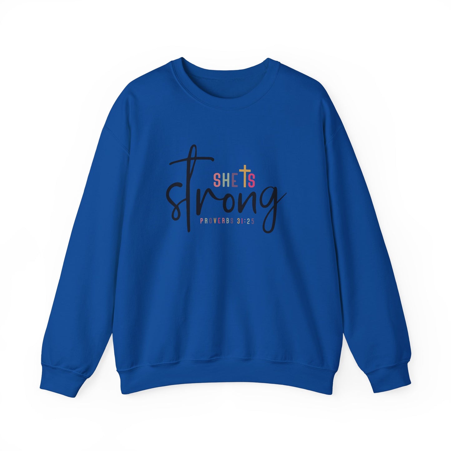 She Is Strong Unisex Heavy Blend™ Crewneck Sweatshirt